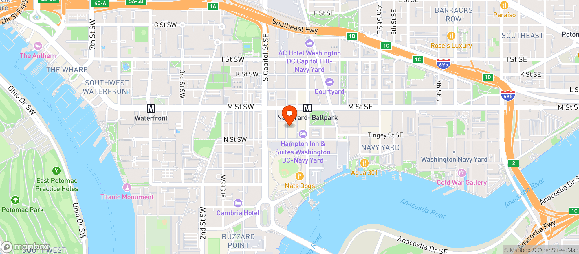 Map showing Tap99