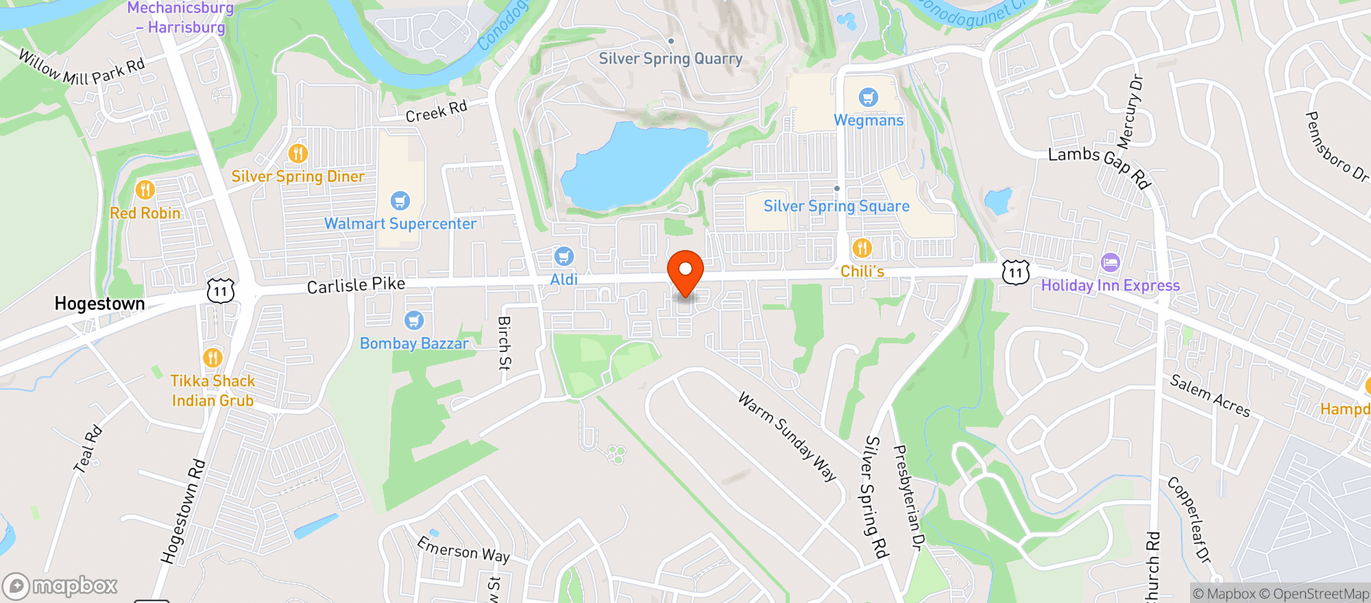 Map showing Vitamin Shoppe - Mechanicsburg