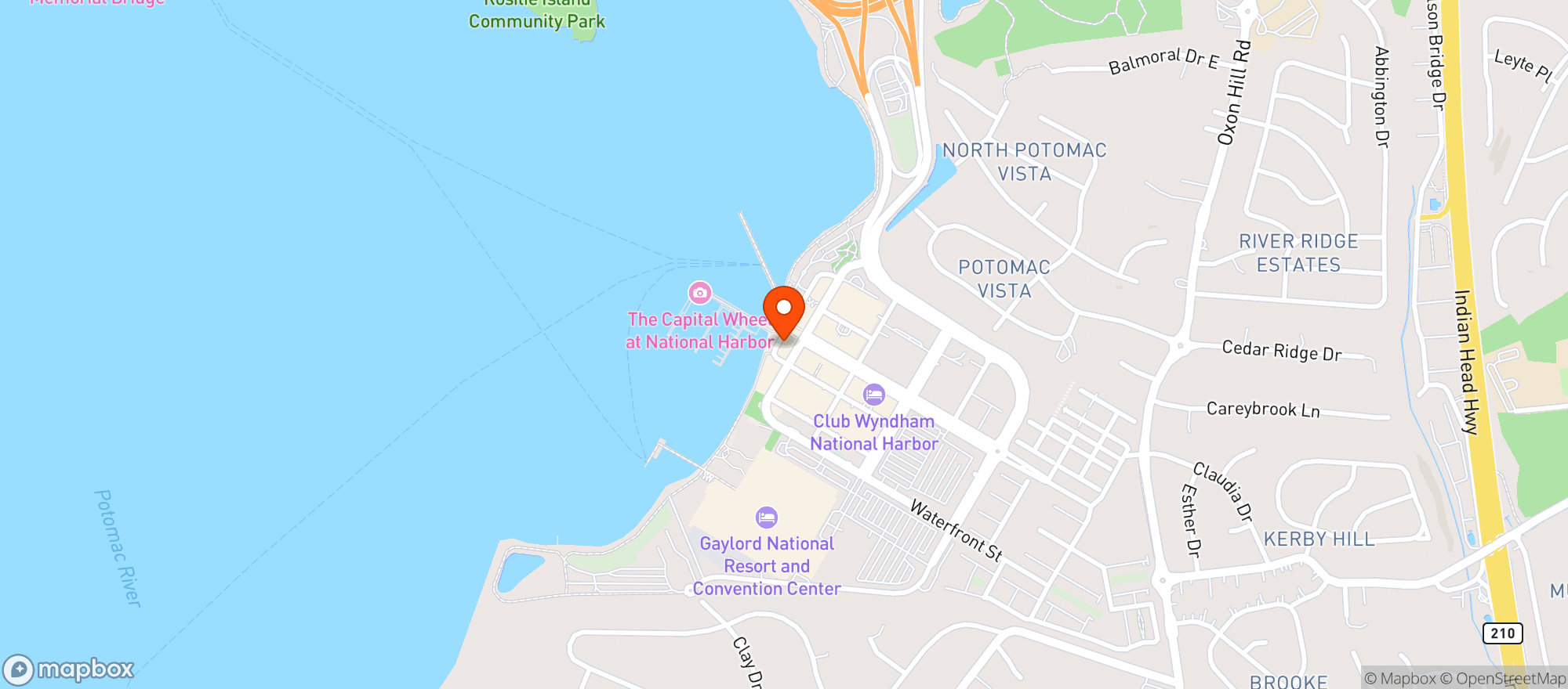 Map showing East Coast Shellfish Llc