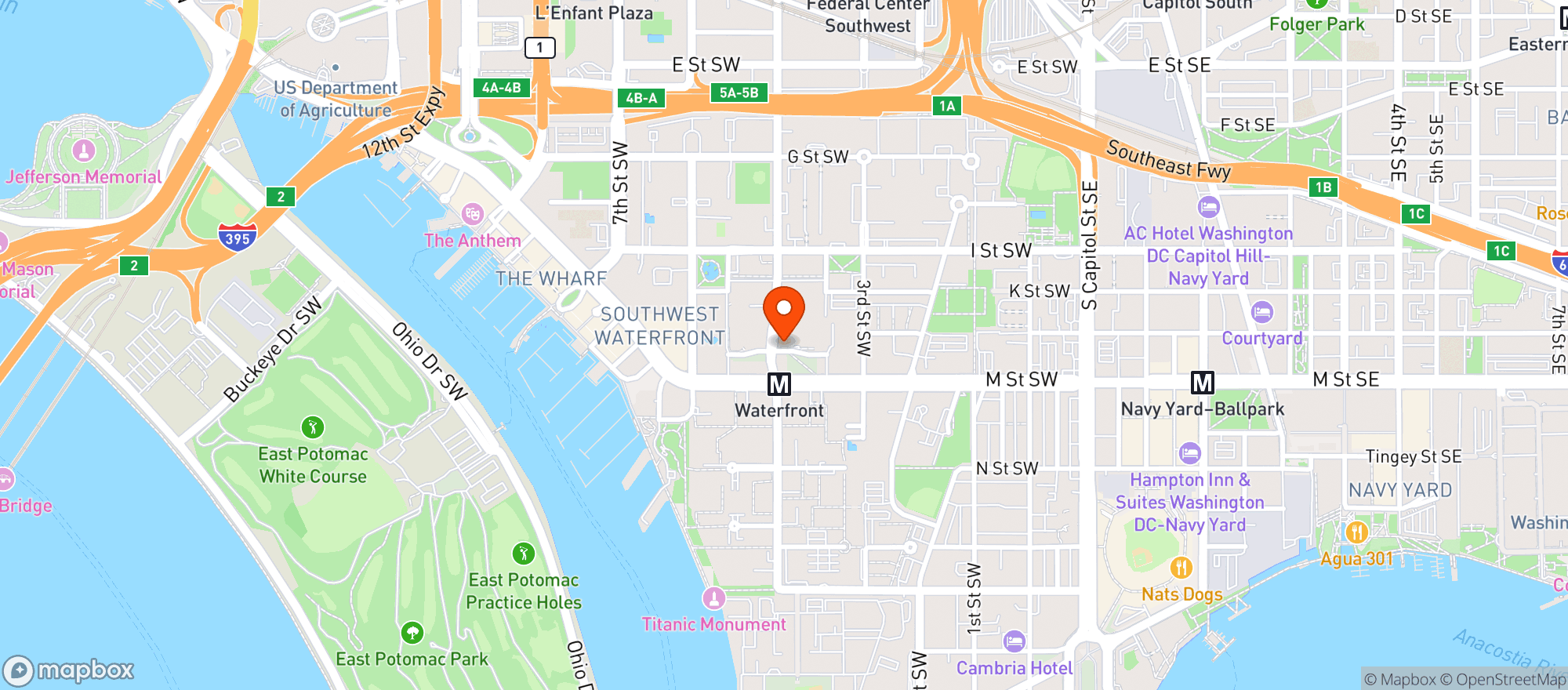 Map showing Safeway