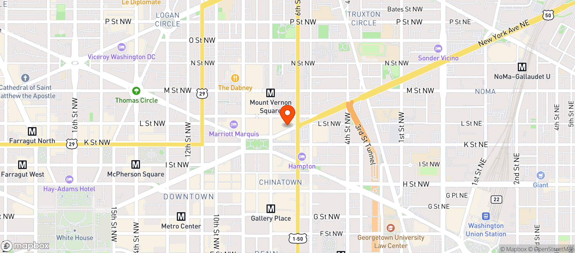 Map showing Flight Club Social Darts