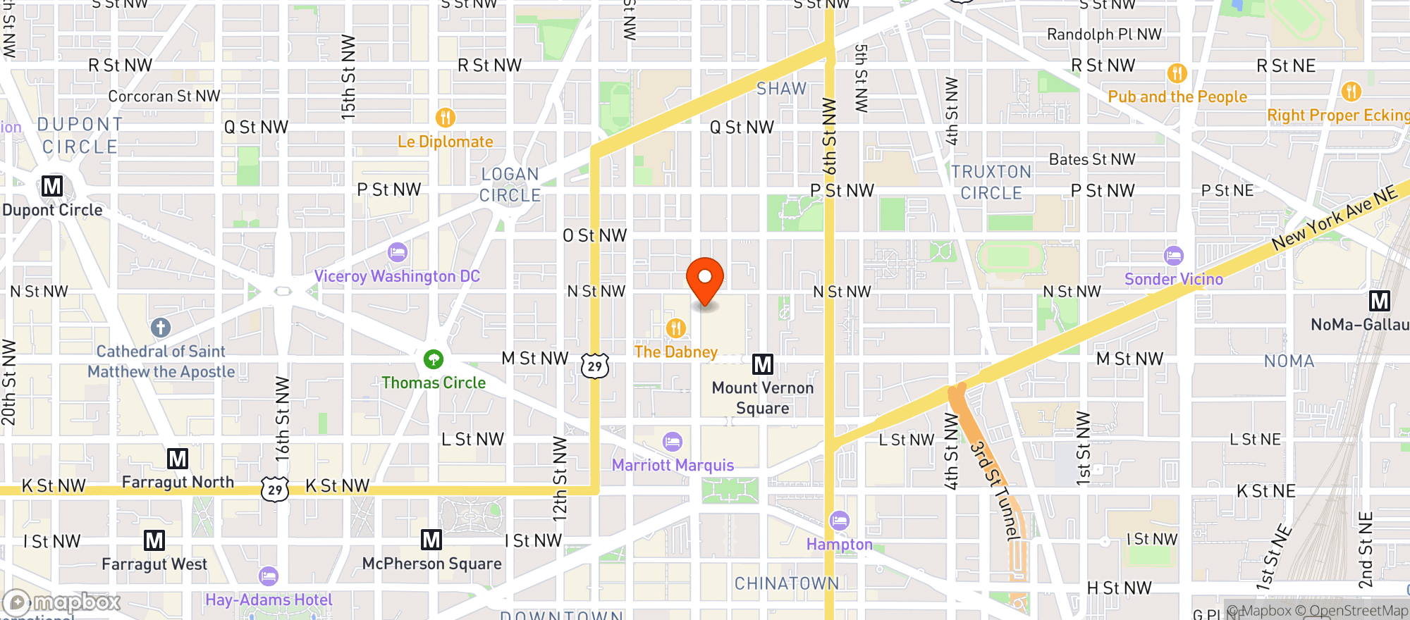 Map showing Tallboy