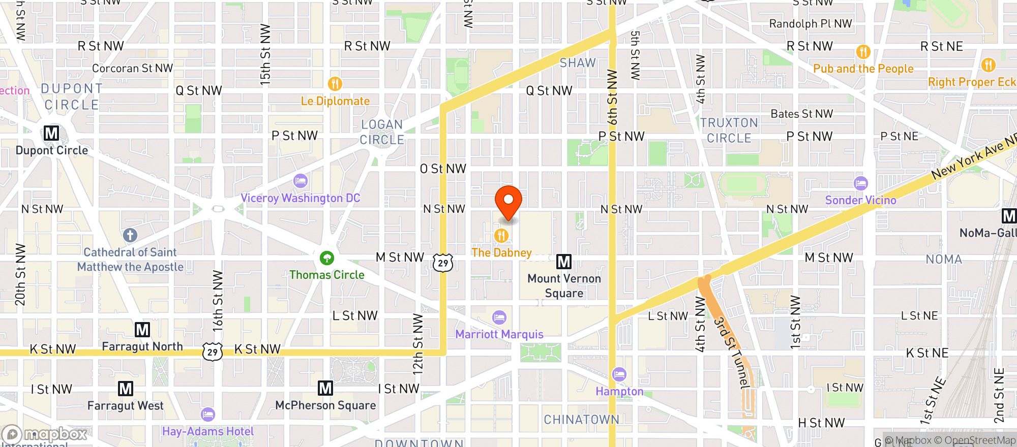 Map showing Lost & Found