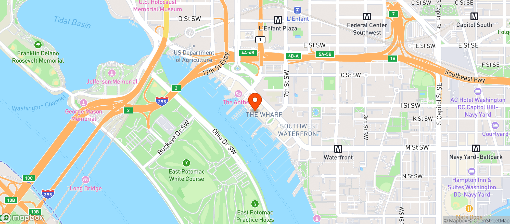 Map showing Del Mar