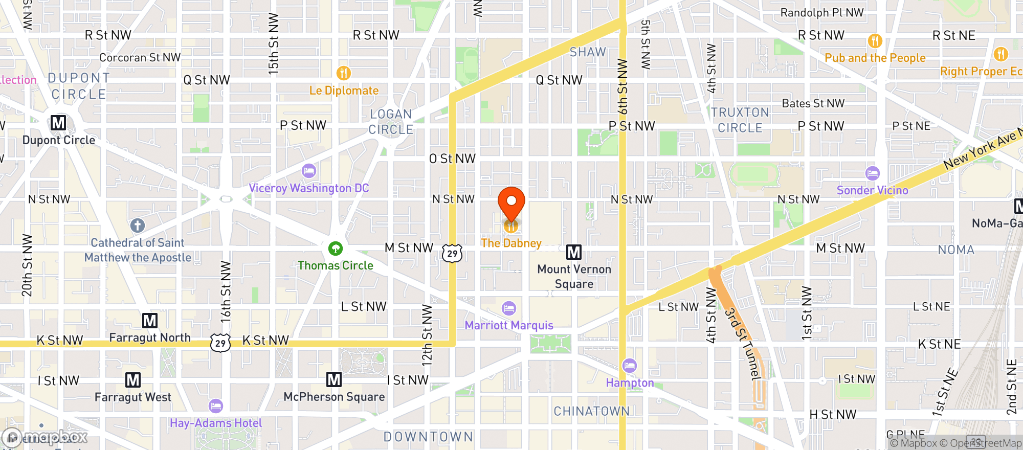 Map showing Death & Co