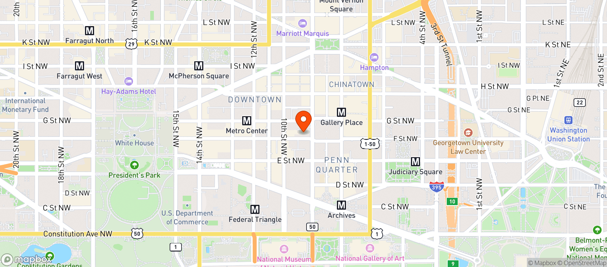Map showing Ultra Bar