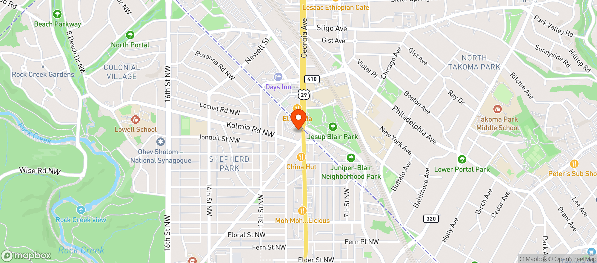 Map showing Target Store #3328
