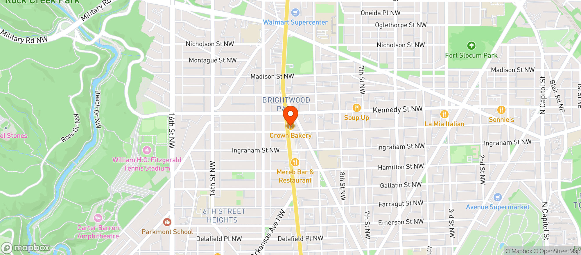 Map showing Neptune Room