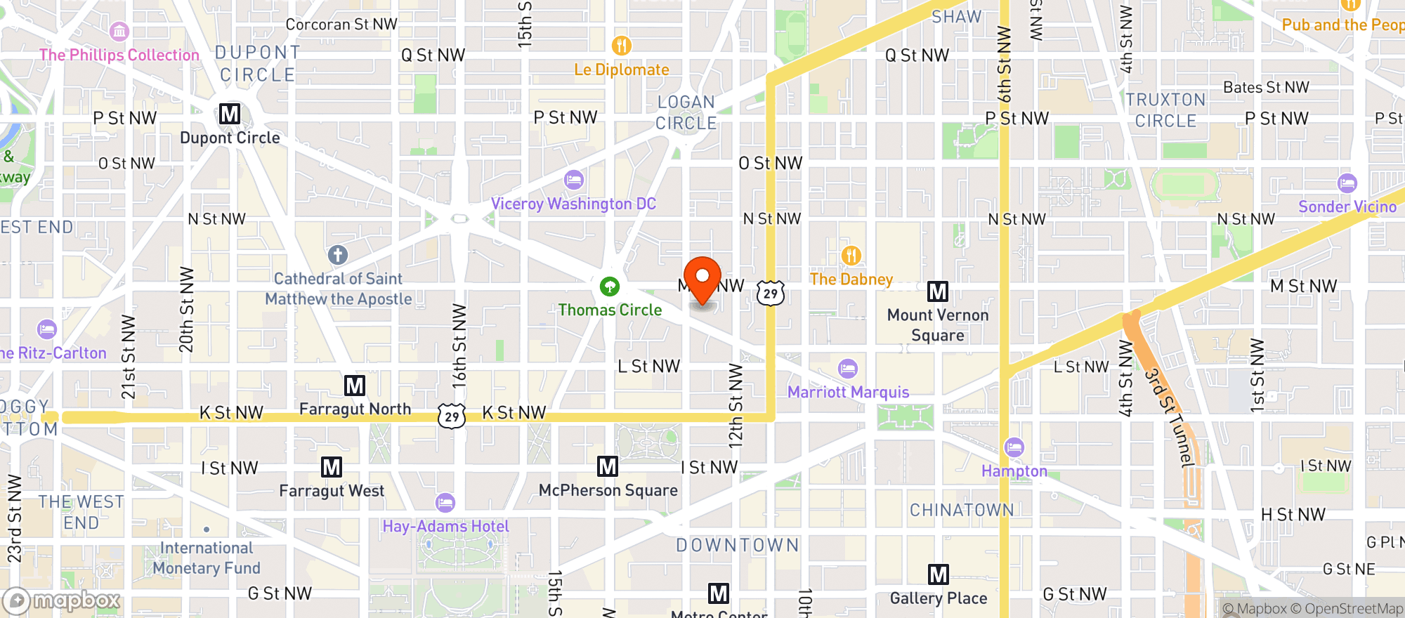 Map showing Streets Market