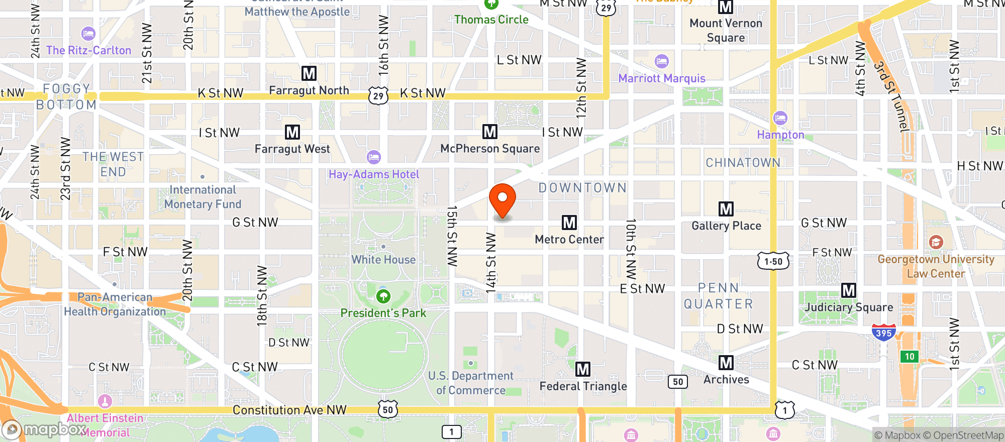 Map showing Ocean Prime
