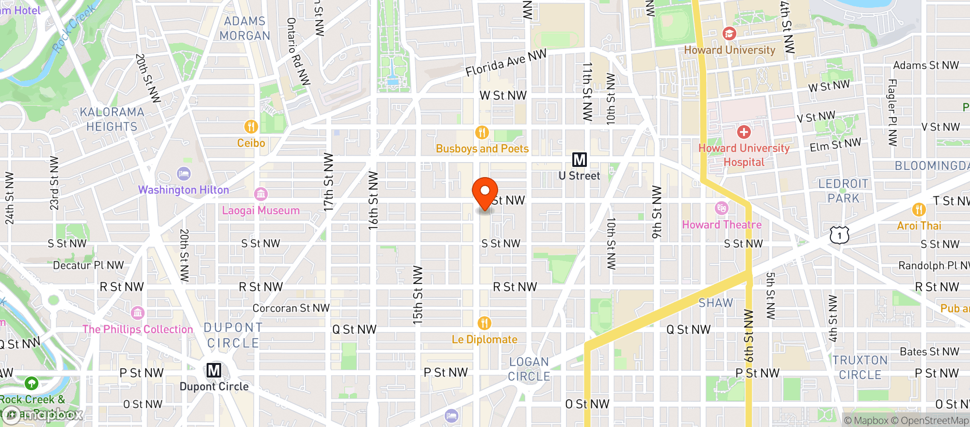Map showing Bar Pilar