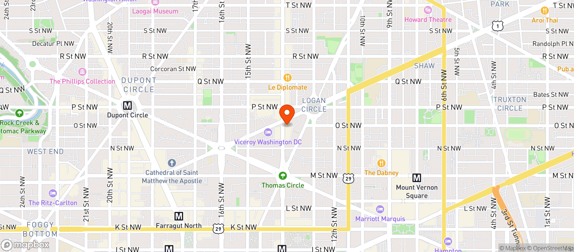 Map showing Barrel House Liquors