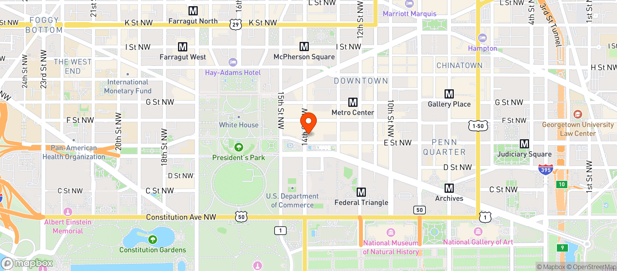 Map showing Press Liquors