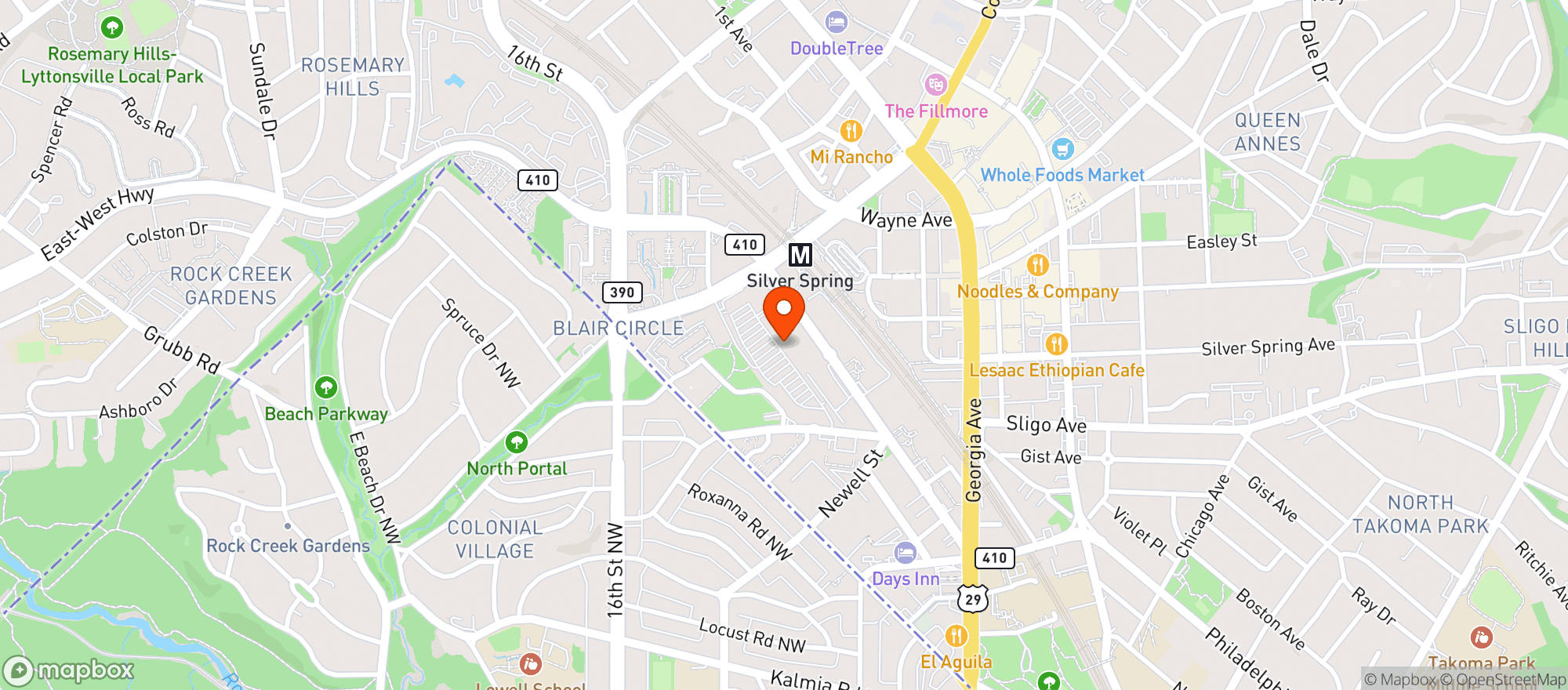 Map showing Giant
