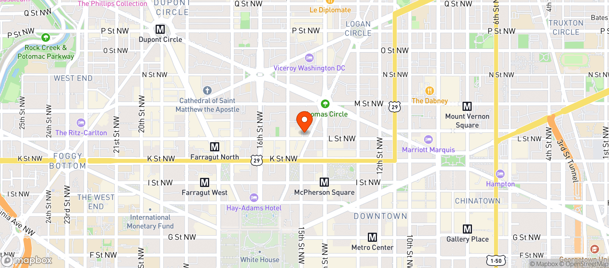 Map showing Continental Wine & Liquors