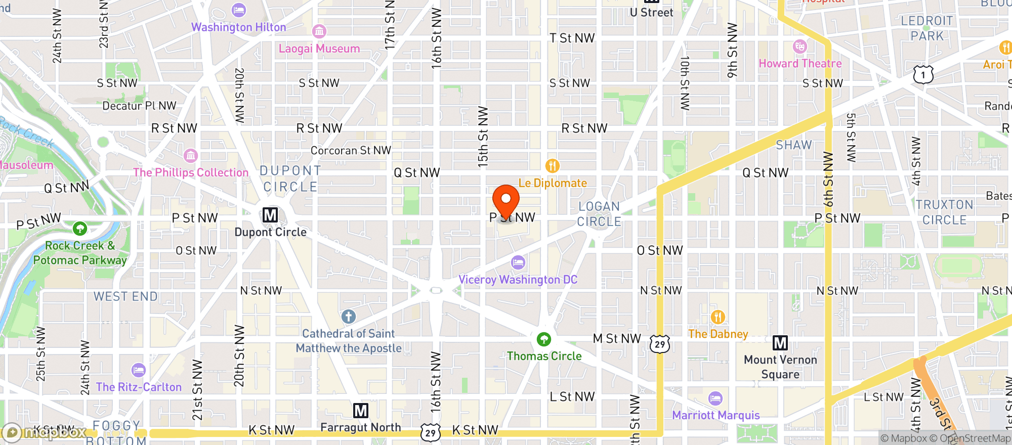 Map showing Whole Foods Market