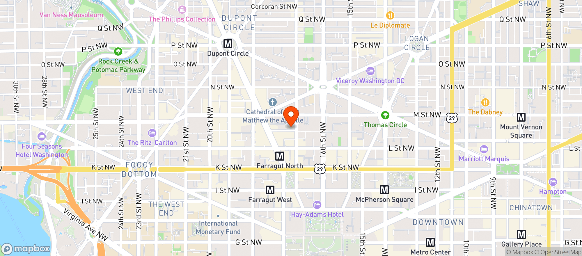 Map showing Le Desales