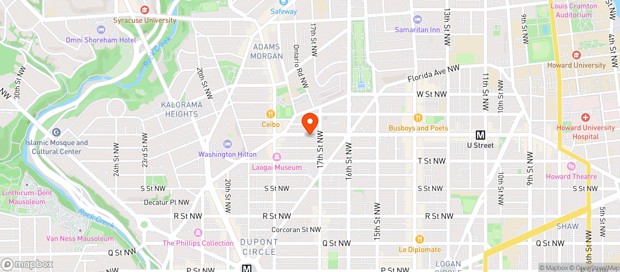 Map showing Benmoll Liquors