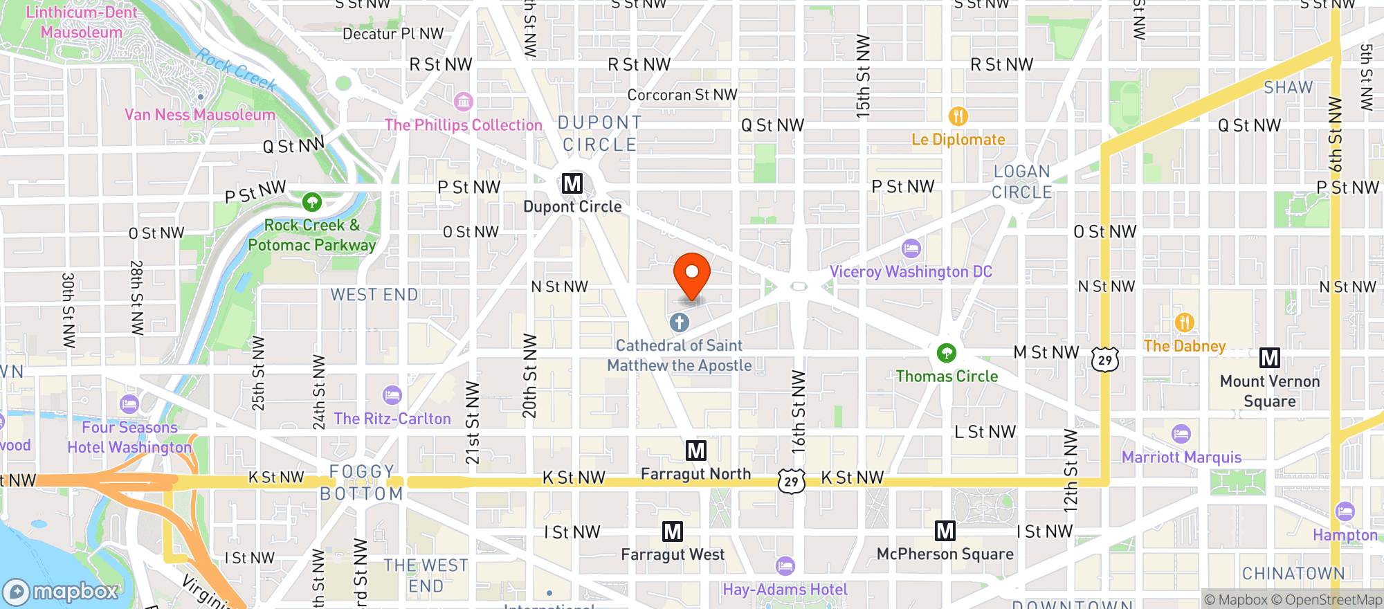 Map showing Iron Gate Inn