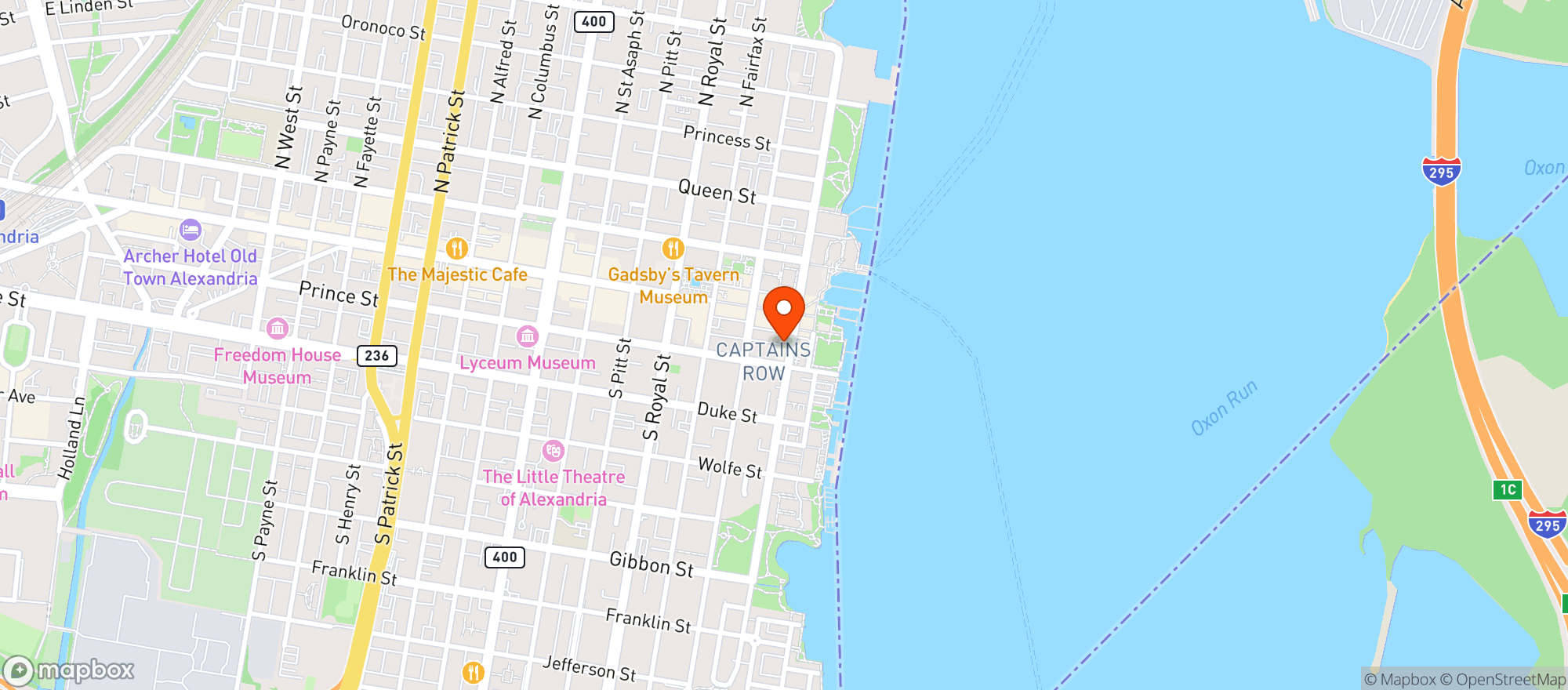 Map showing Union Street Public House