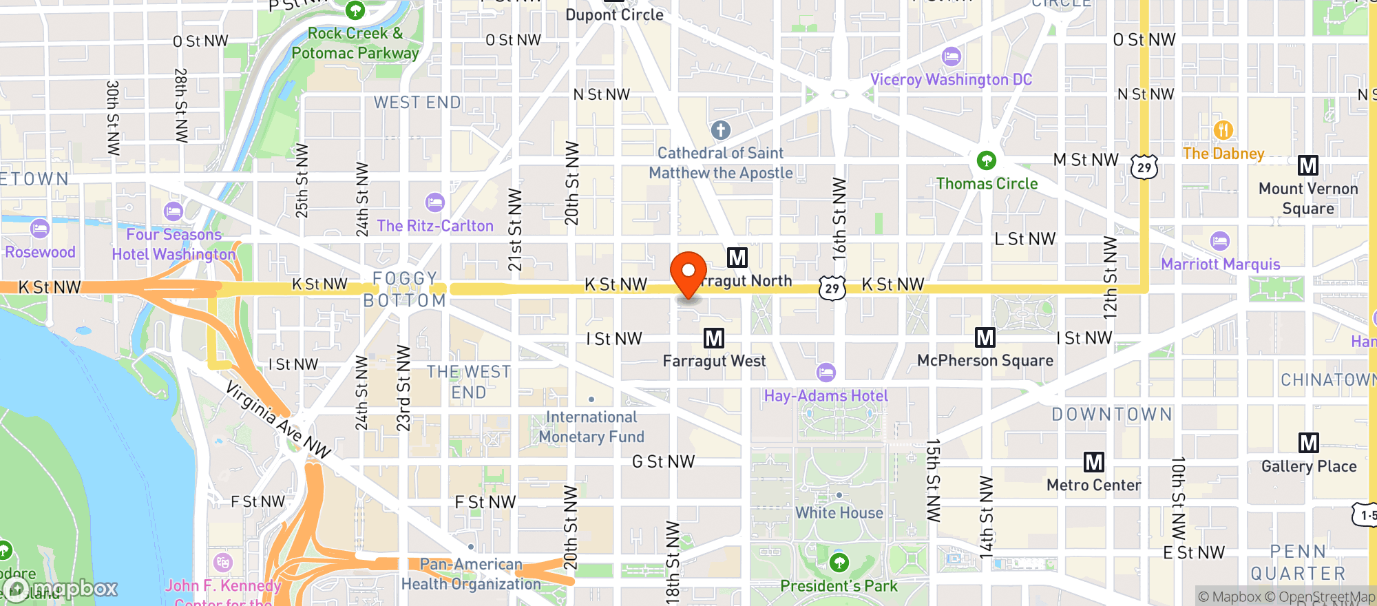 Map showing Tempo