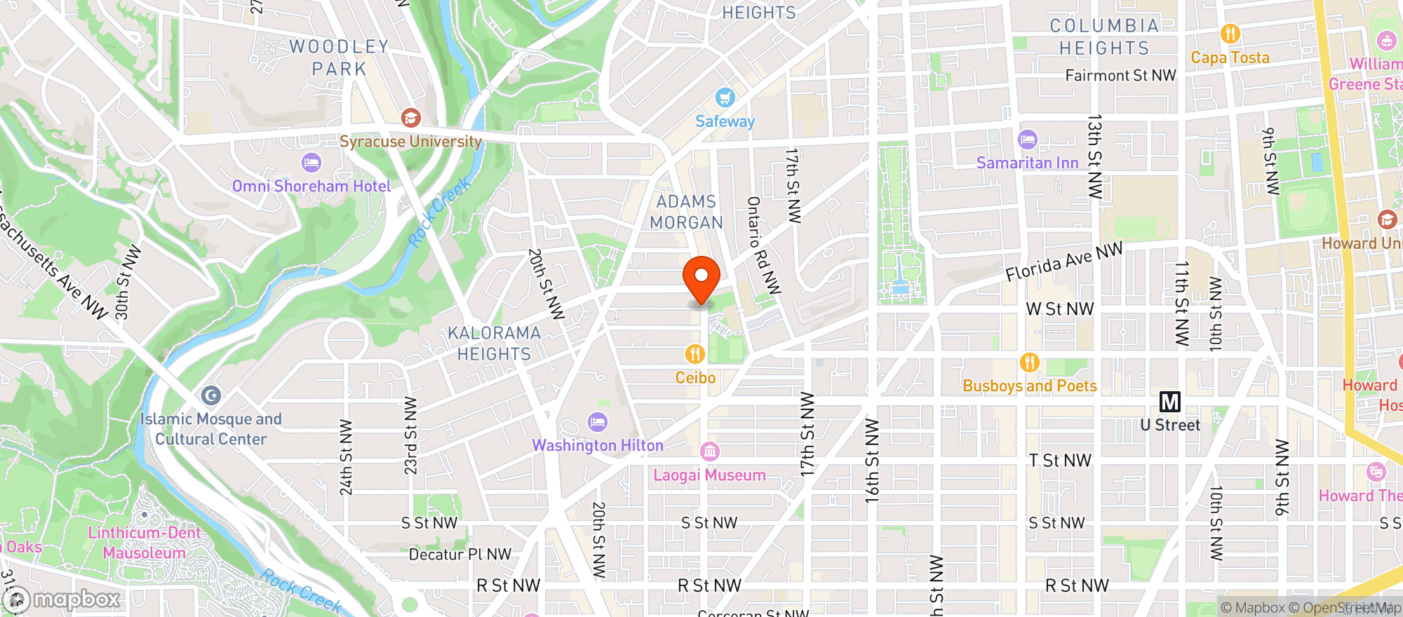 Map showing The Bottle Shop