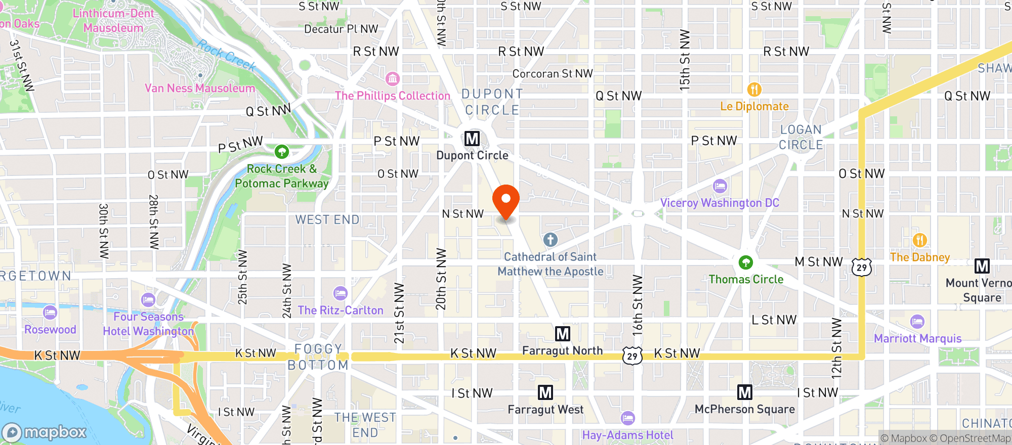 Map showing City Tap