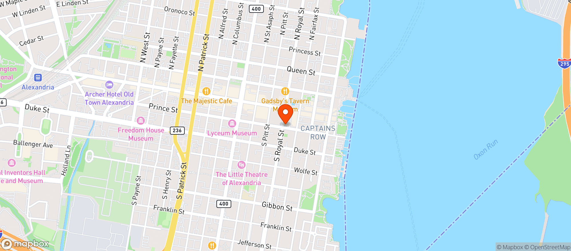 Map showing Umbrella Dry Drinks (pop-up Store In Boxwood)