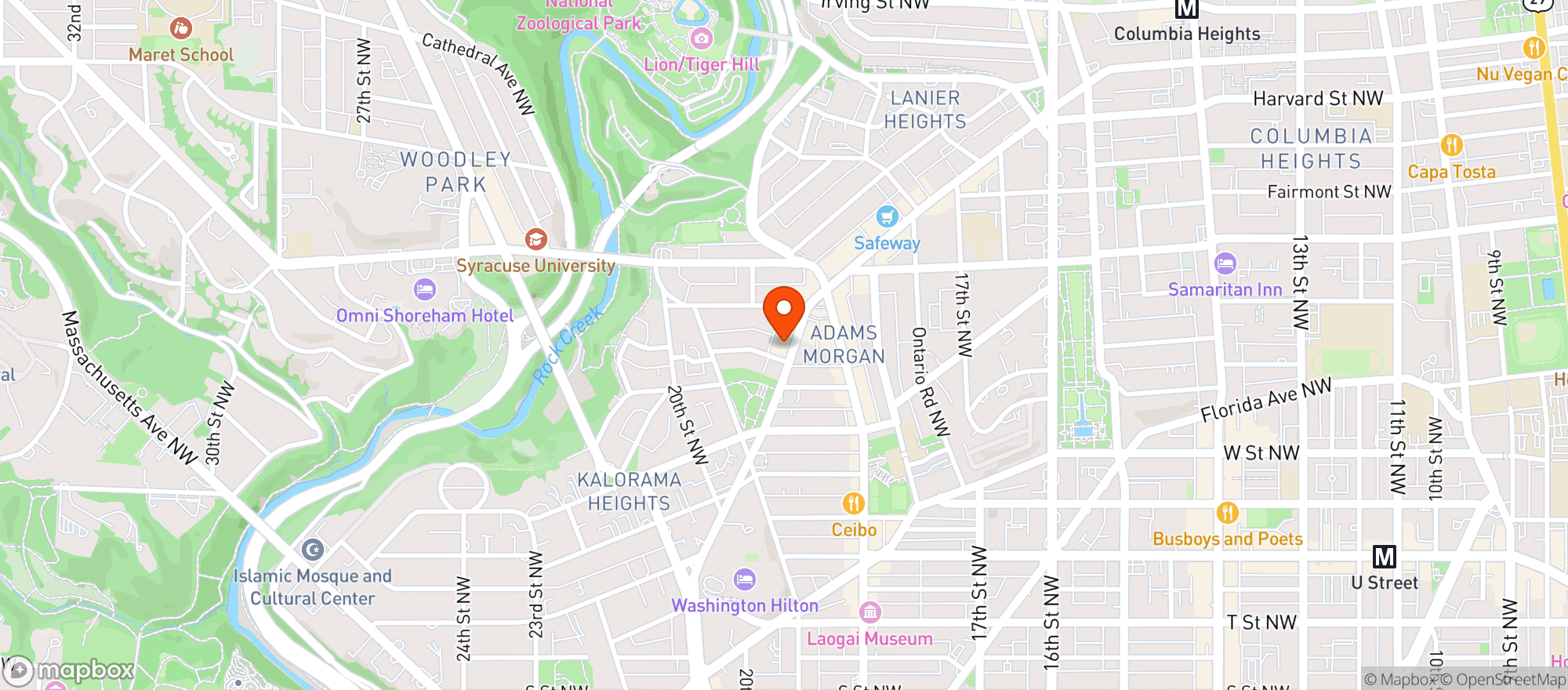Map showing Bedrock Billiards
