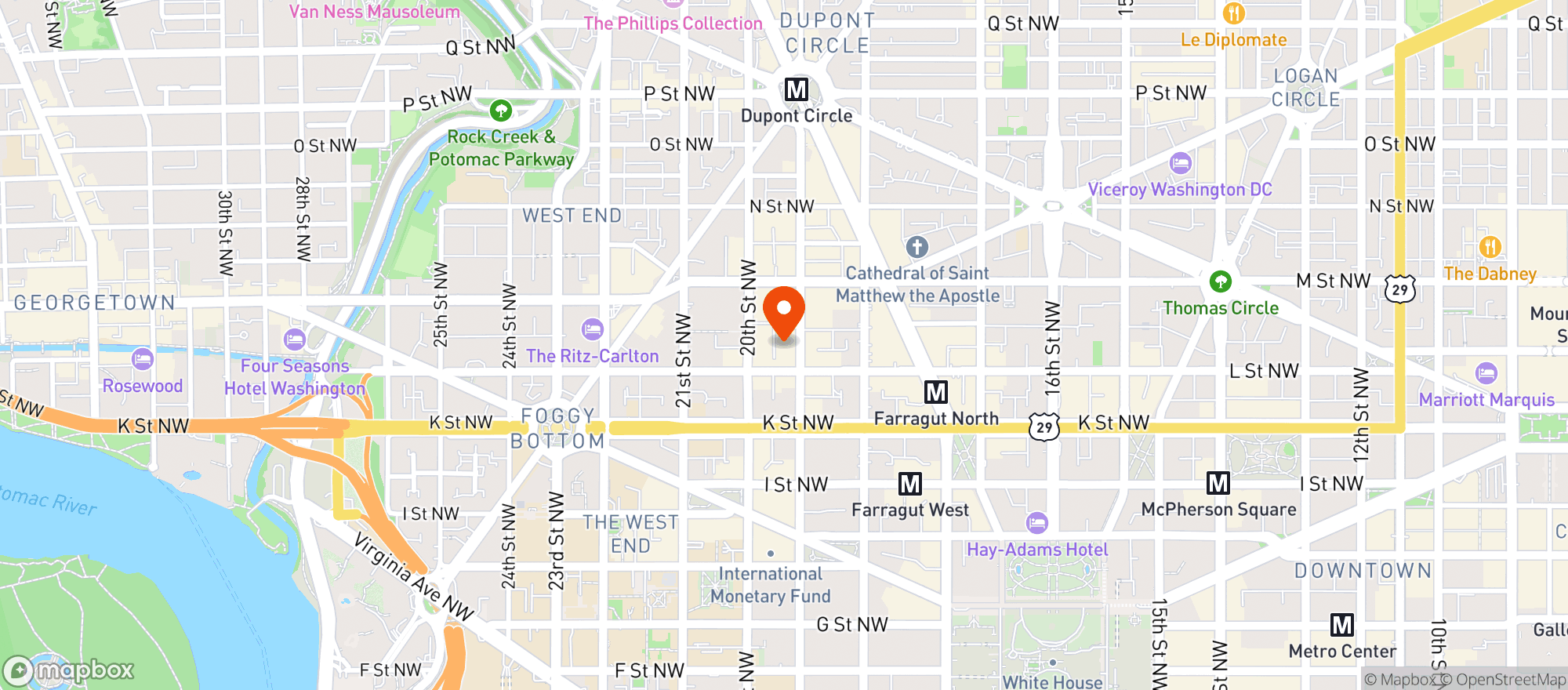 Map showing Ac Hotels By Marriott