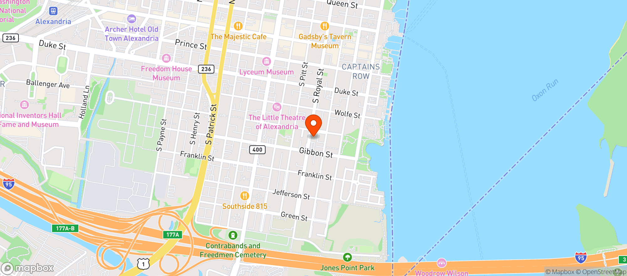 Map showing Safeway Store 0866 #1853
