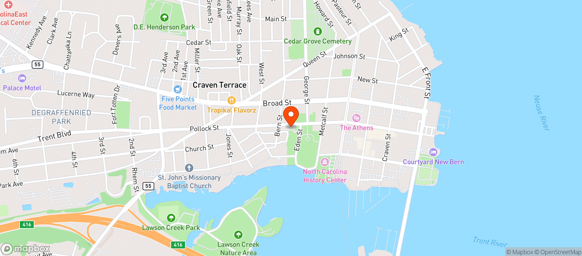 Map showing Savi's Wine & Cheese