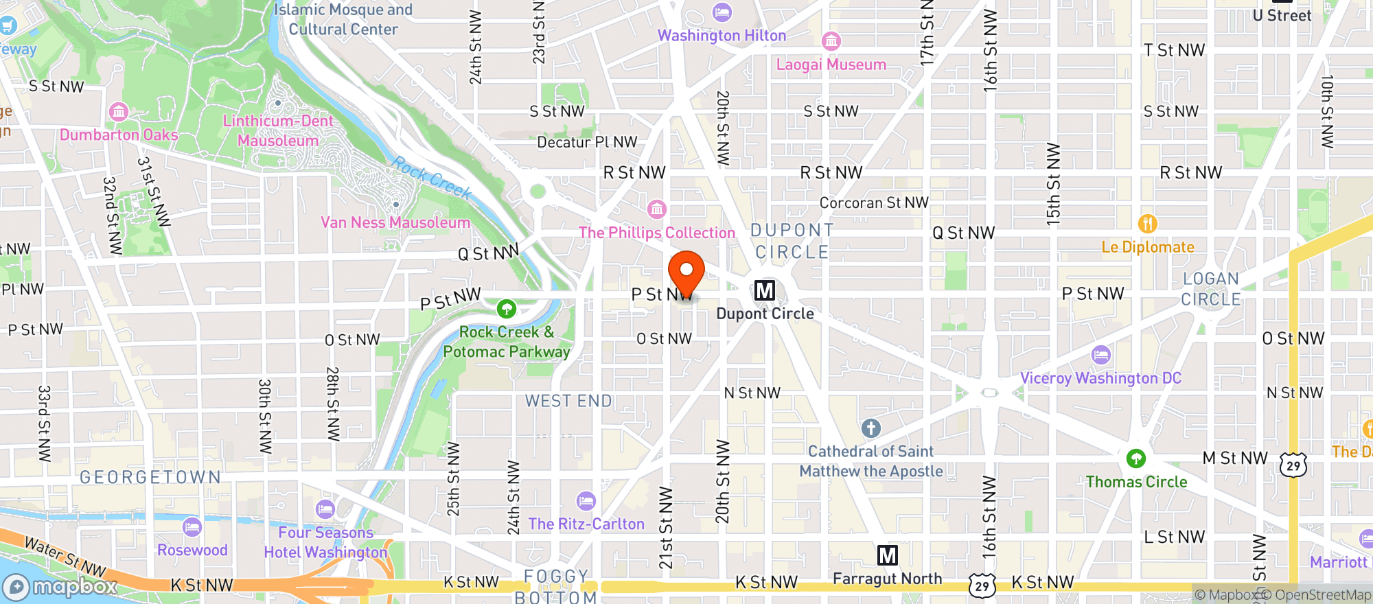 Map showing Yana Wellness
