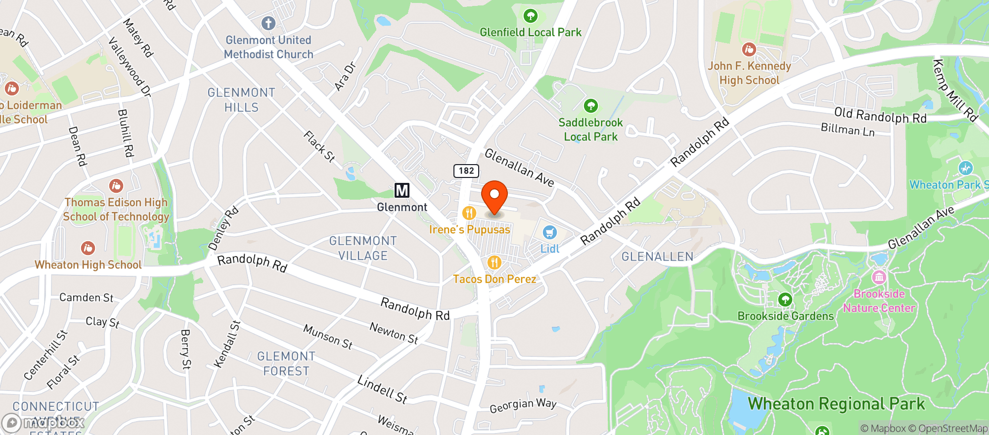 Map showing Story Of Maryland - Silver Spring