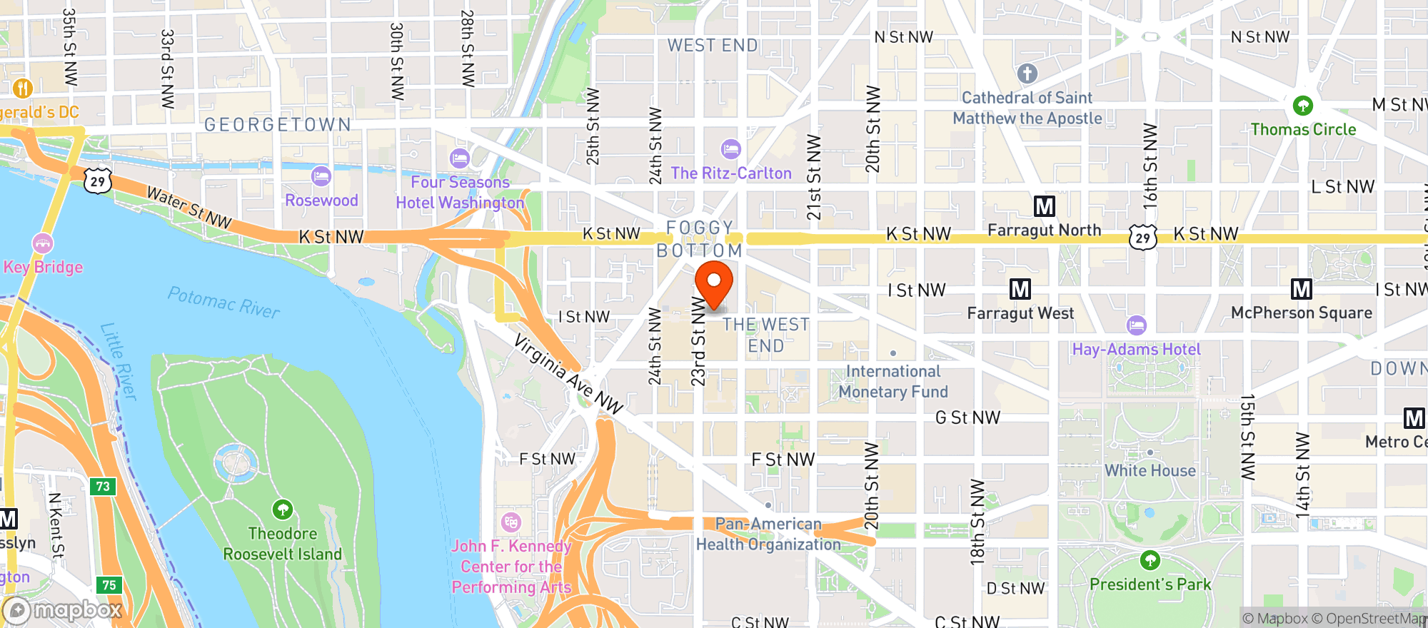 Map showing Whole Foods Market