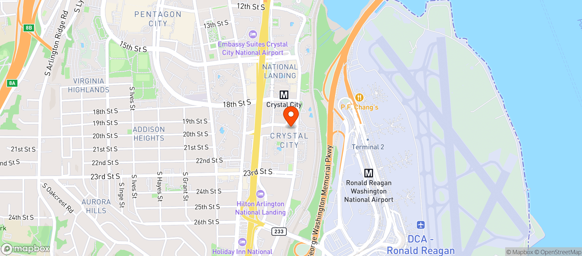 Map showing Mccormick & Schmicks