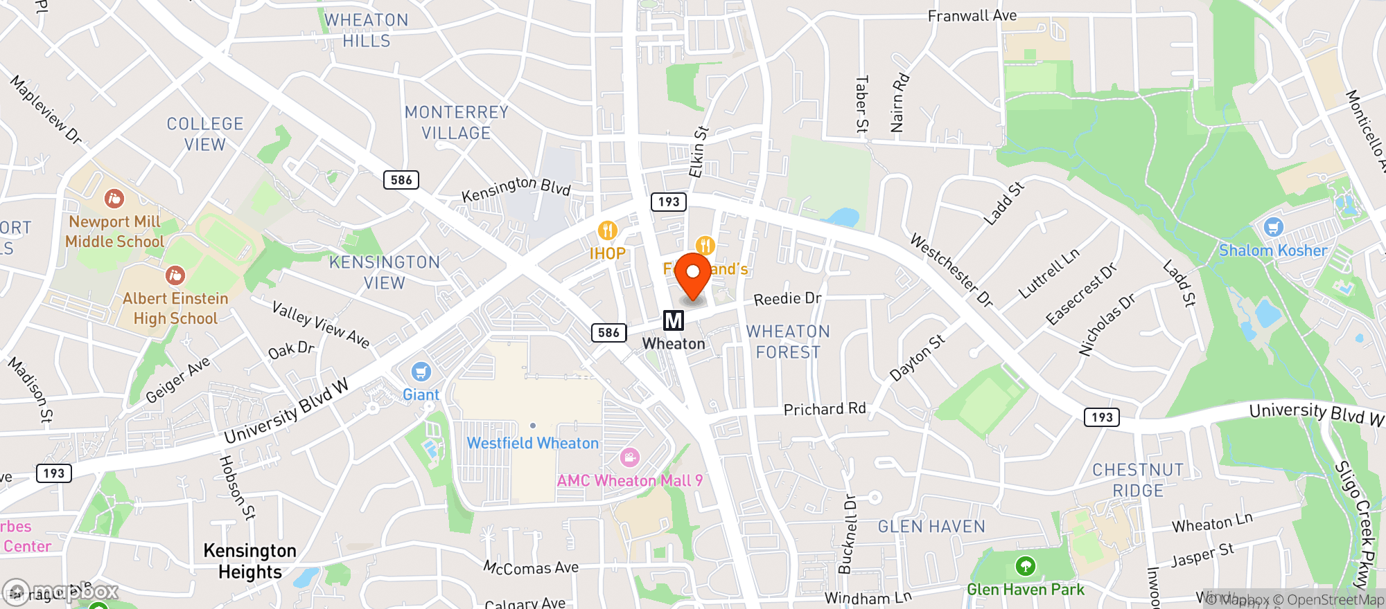 Map showing Safeway #2781