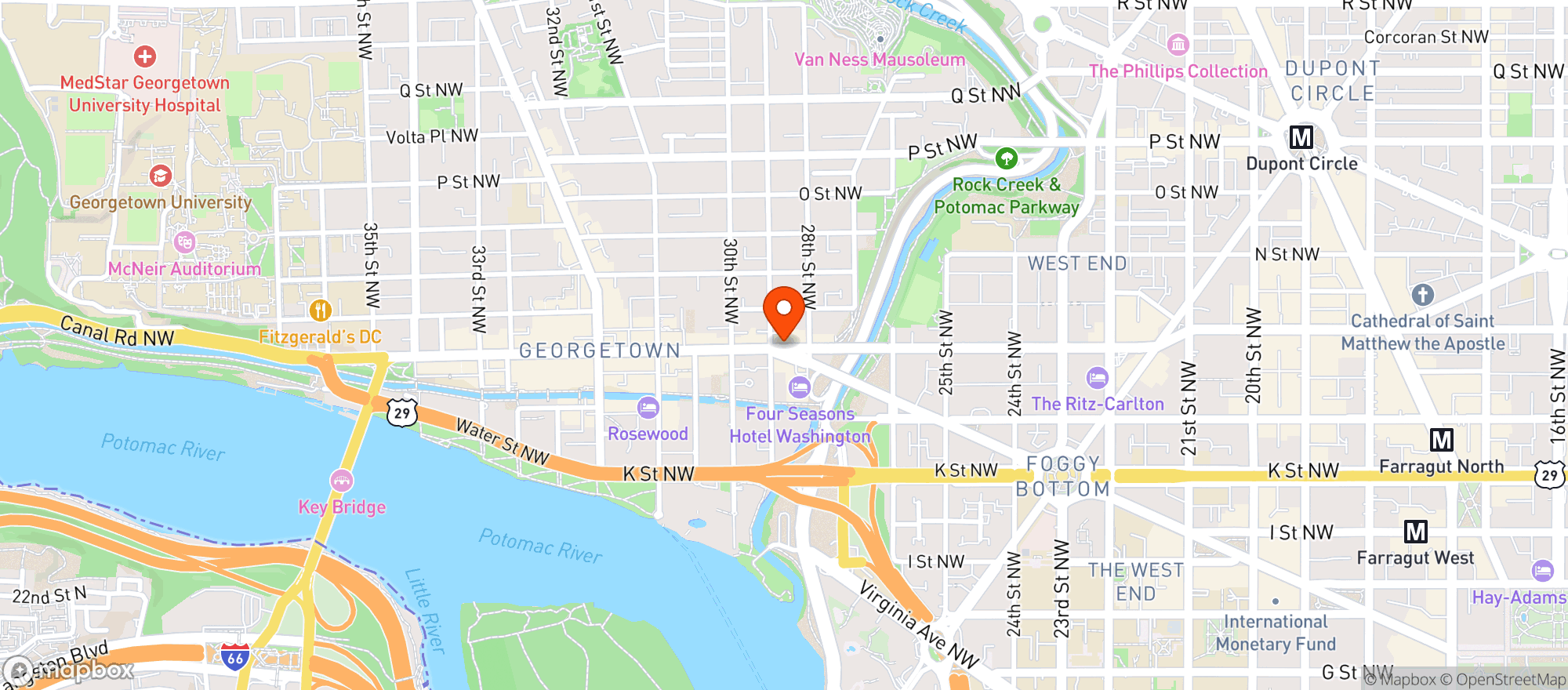 Map showing Afghania Afghan Gourmet