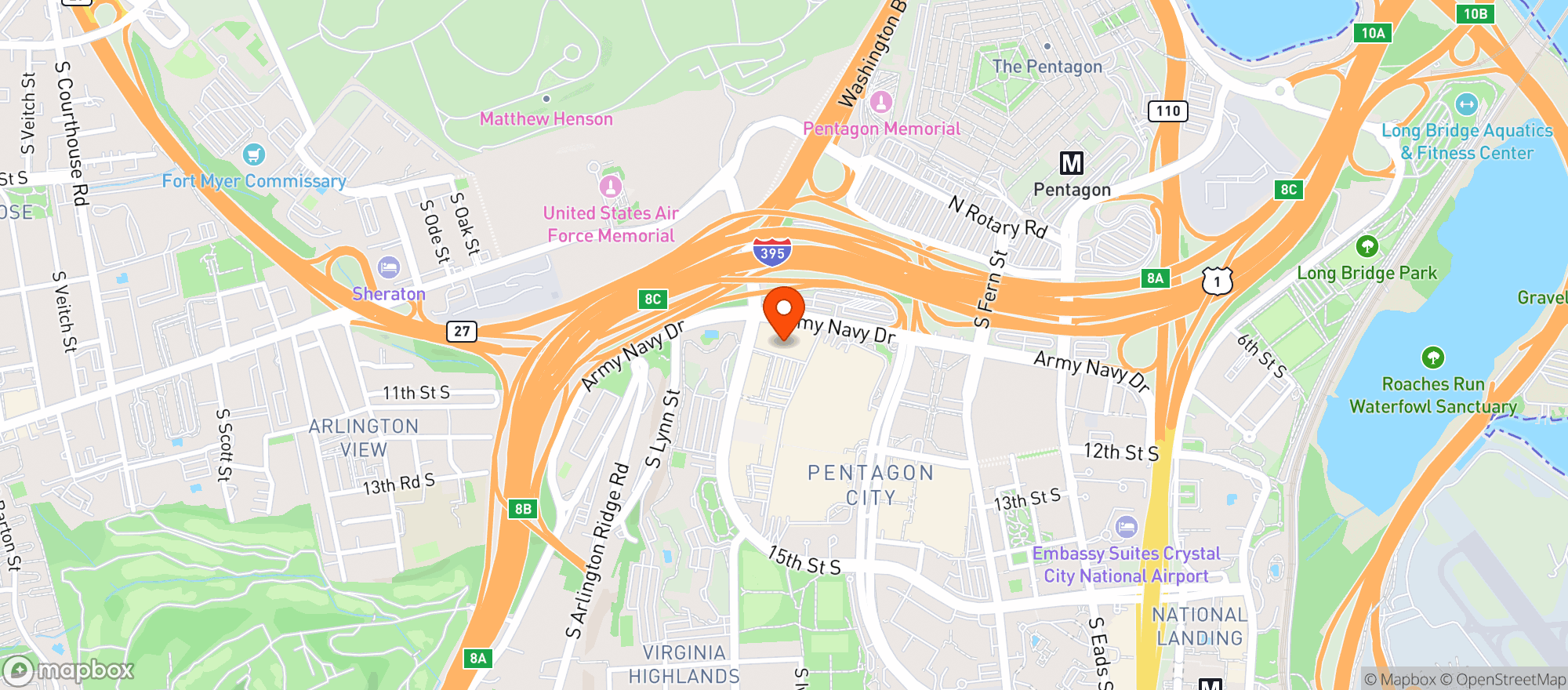 Map showing Harris Teeter