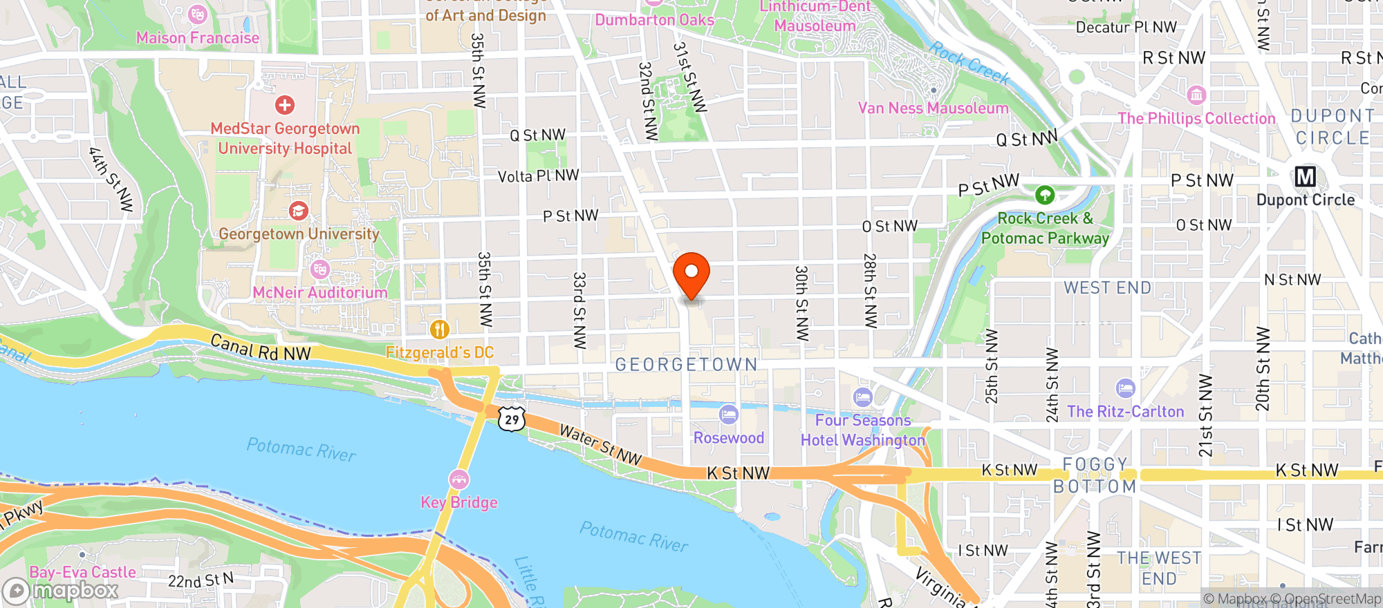 Map showing Foxtrot