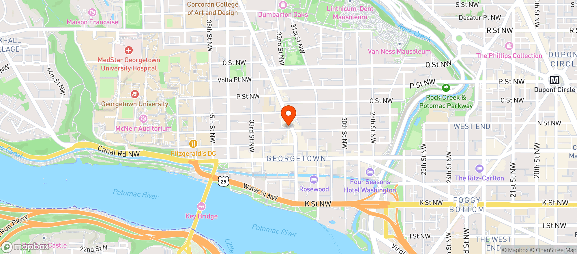 Map showing Shop Made In Dc