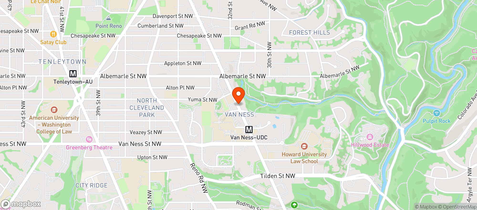 Map showing Sfoglina Pasta House