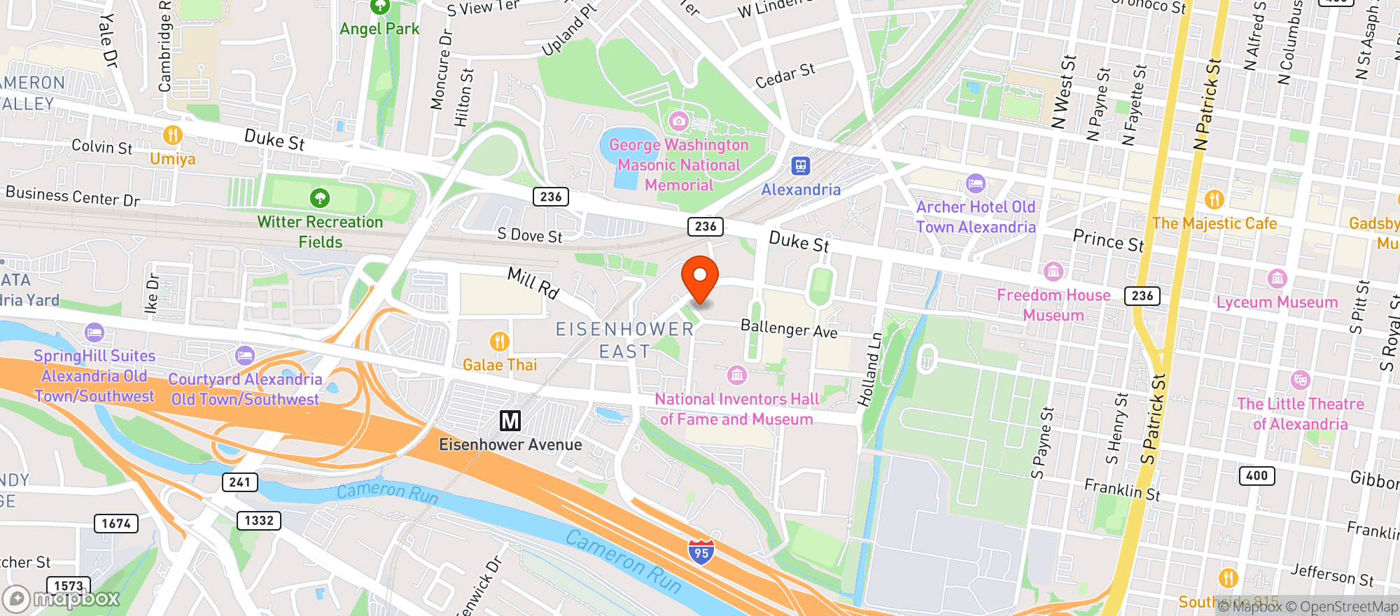 Map showing Westin Hotels & Resorts #wasxw