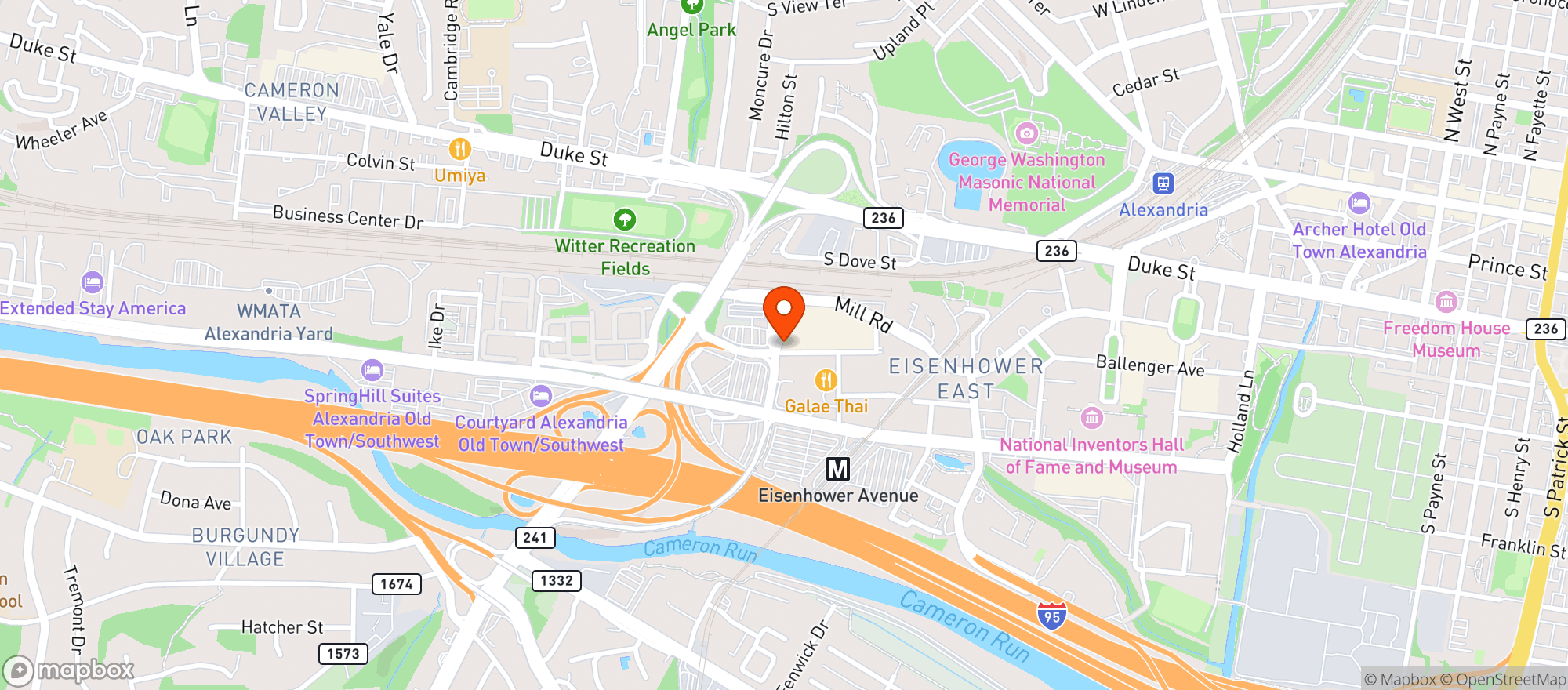 Map showing Wegmans - Carlyle