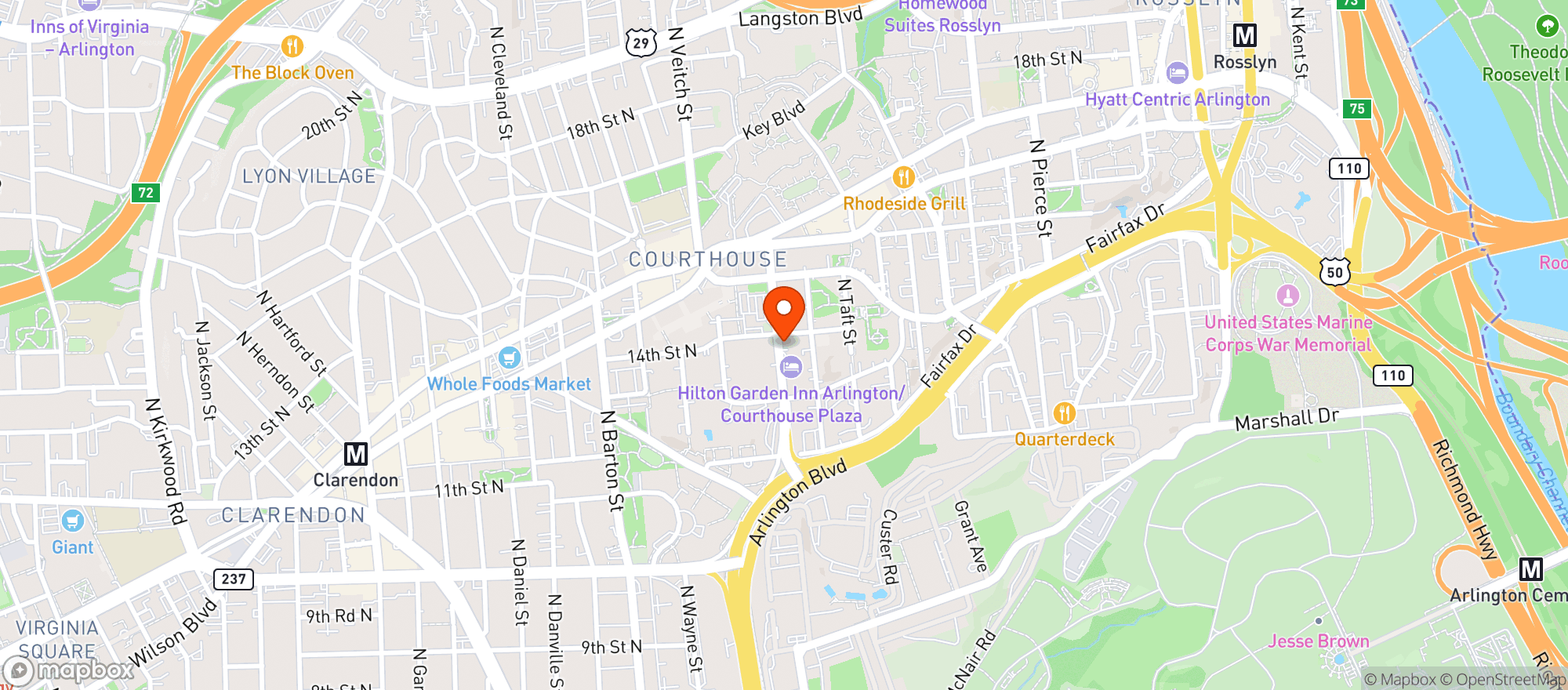 Map showing Ragtime