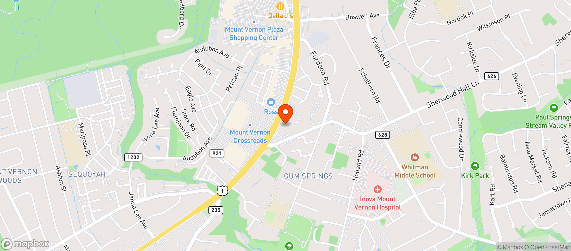 Map showing Rico Supermarket