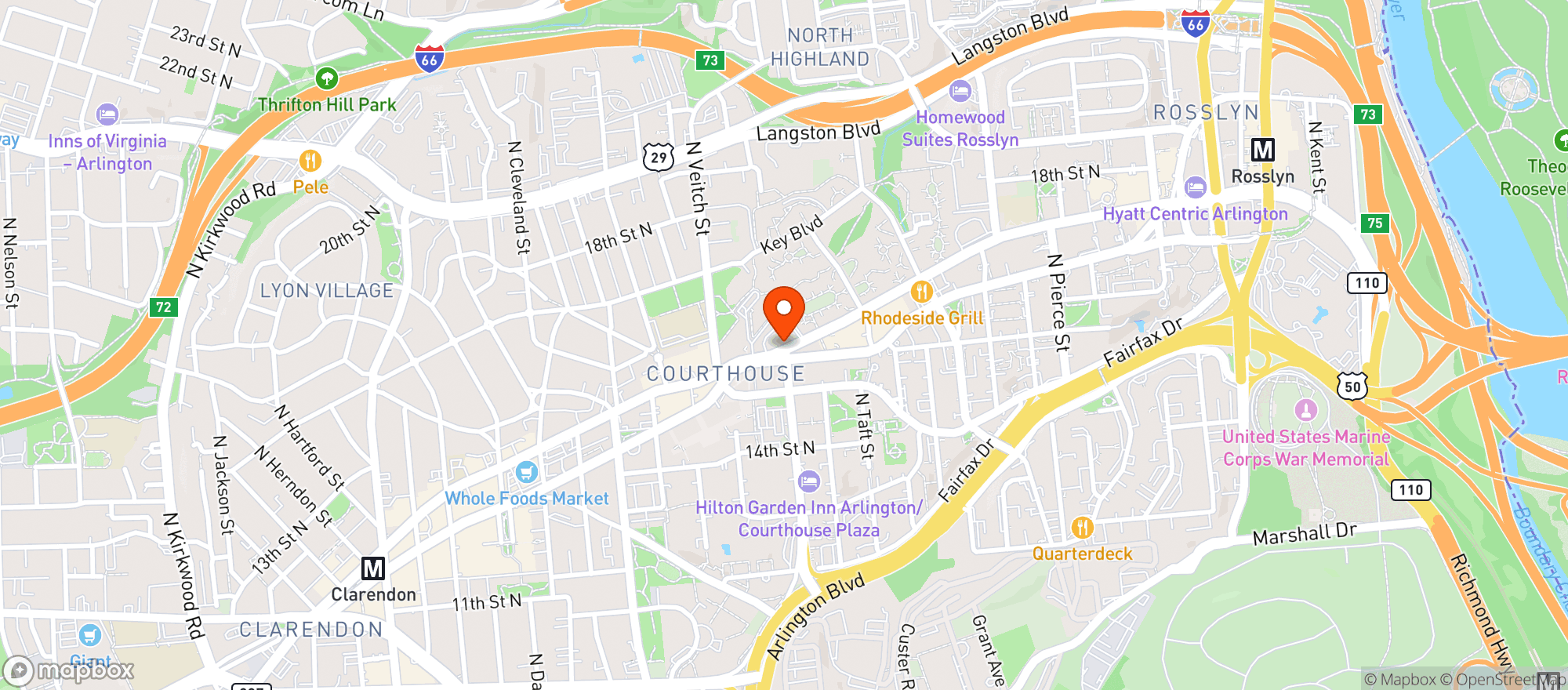 Map showing Ireland’s Four Courts