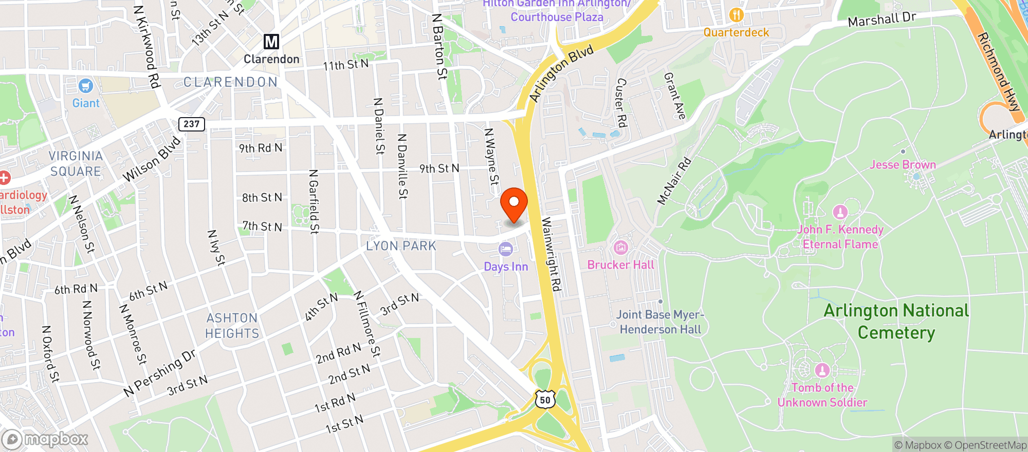 Map showing Market 365