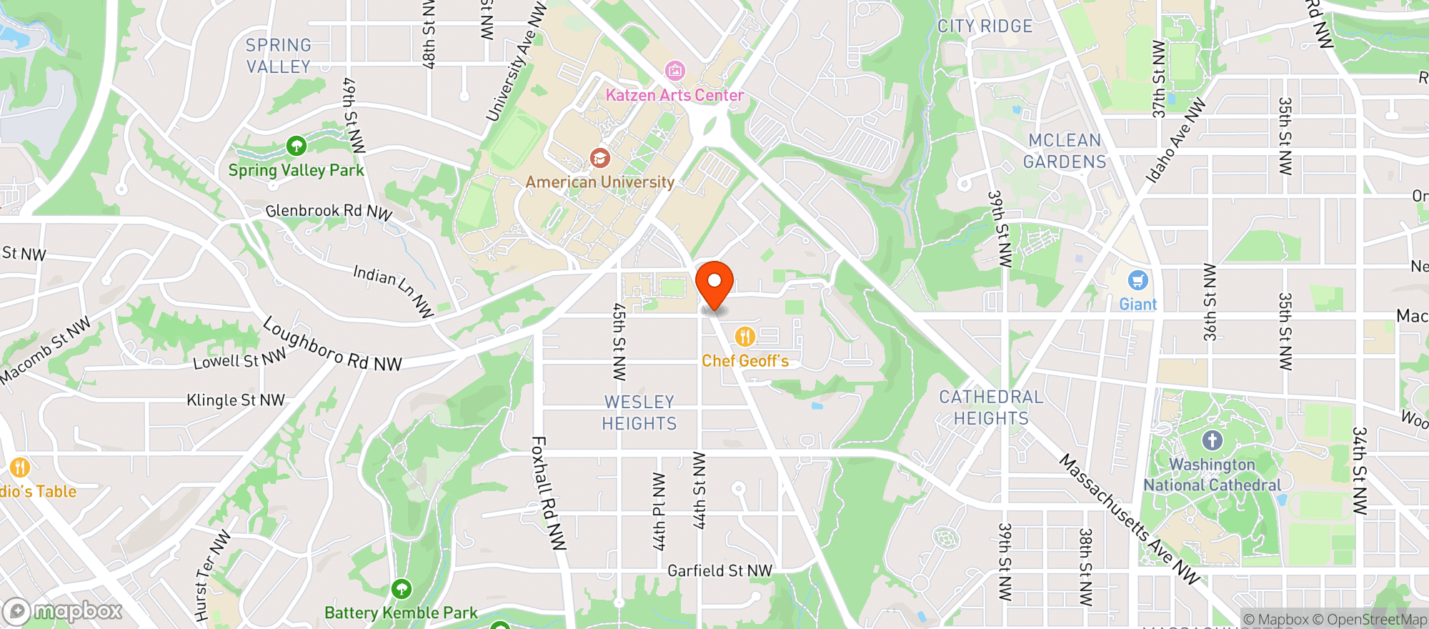 Map showing Ace Beverage