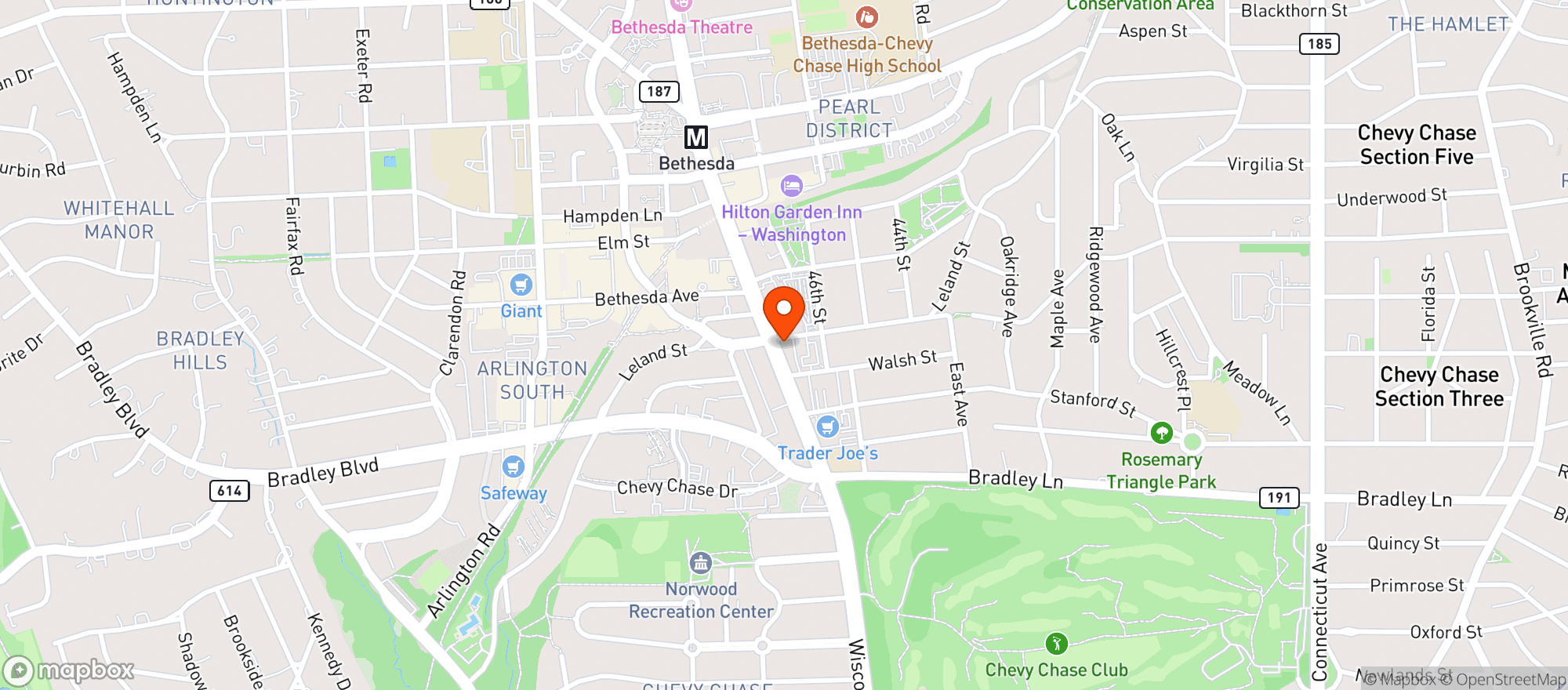 Map showing Beer Wine & Co
